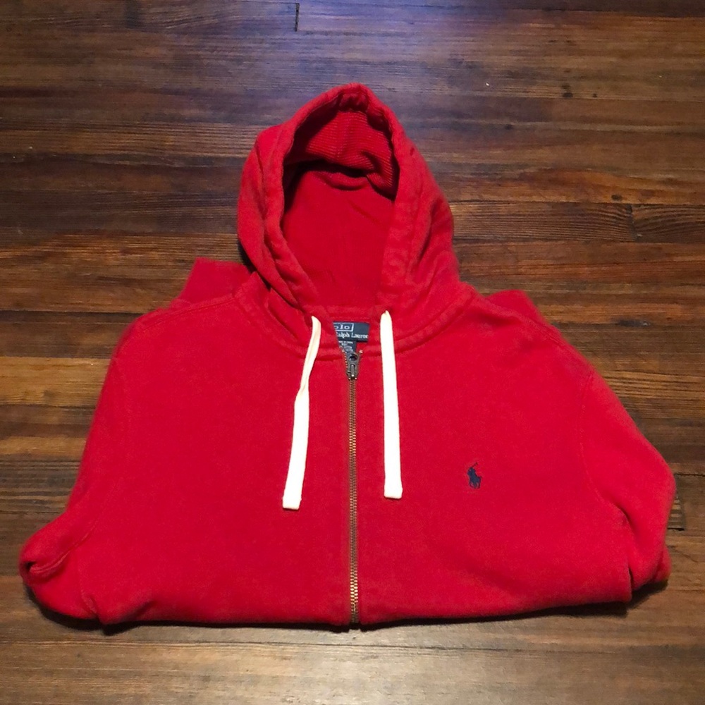 Men’s Polo Ralph Lauren Hooded Zip-Up Large